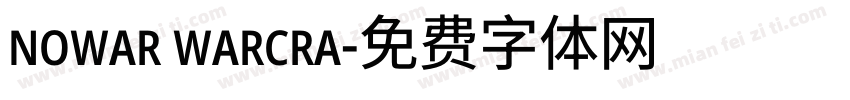 nowar warcra字体转换